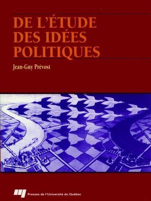 cover image of De l'étude des idées politiques